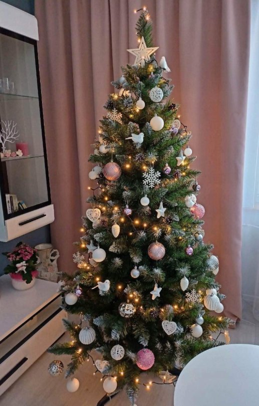 Choinka Sztuczna Sosna Diamentowa Szyszka 220 cm – zdjęcie 4