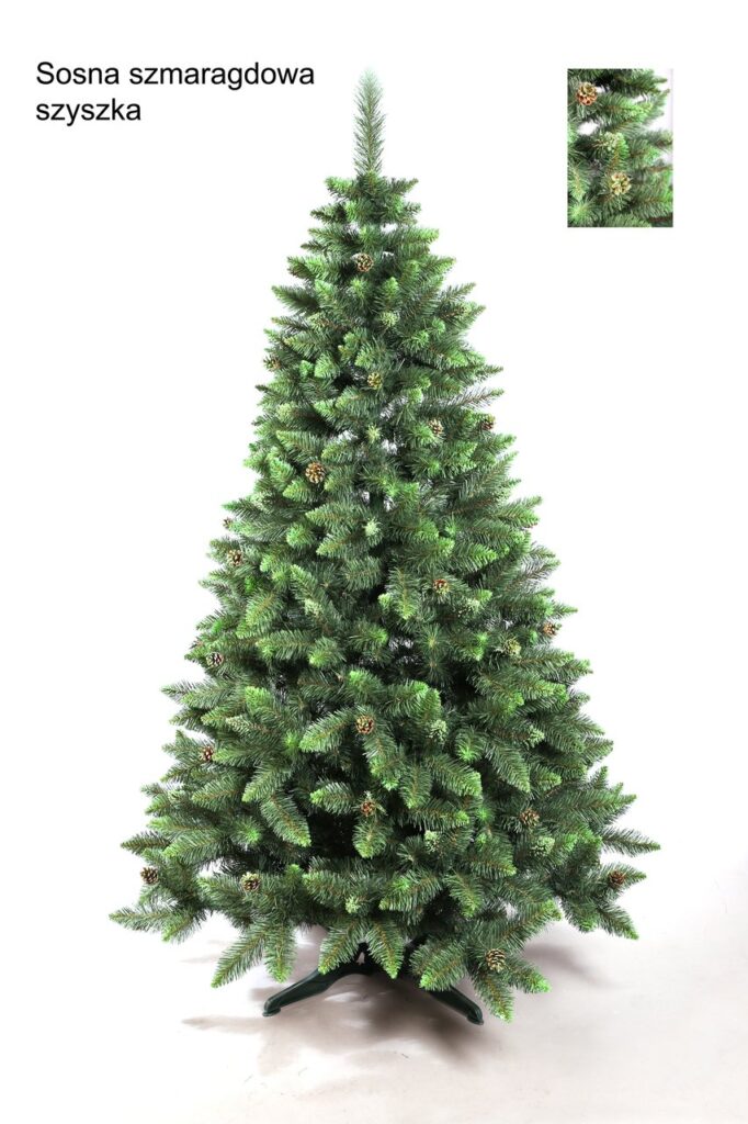 Choinka Sztuczna Sosna Szmaragdowa Szyszka 160 cm