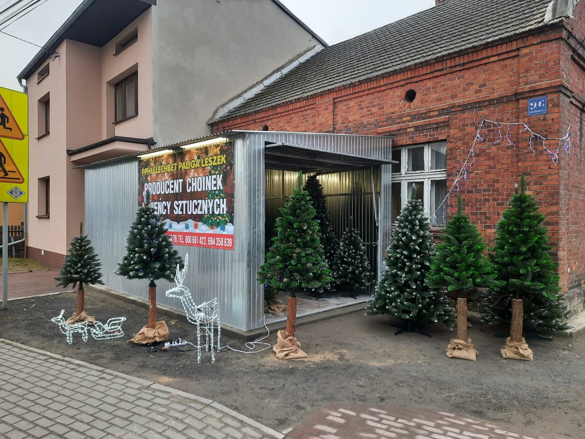 Choinka Sztuczna Sosna Szyszka Jarzębina 220 cm – zdjęcie 7